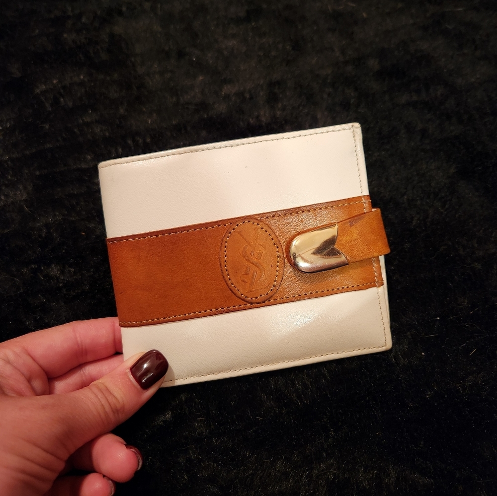Vintage Yves Saint Lauren Men's Leather Wallet